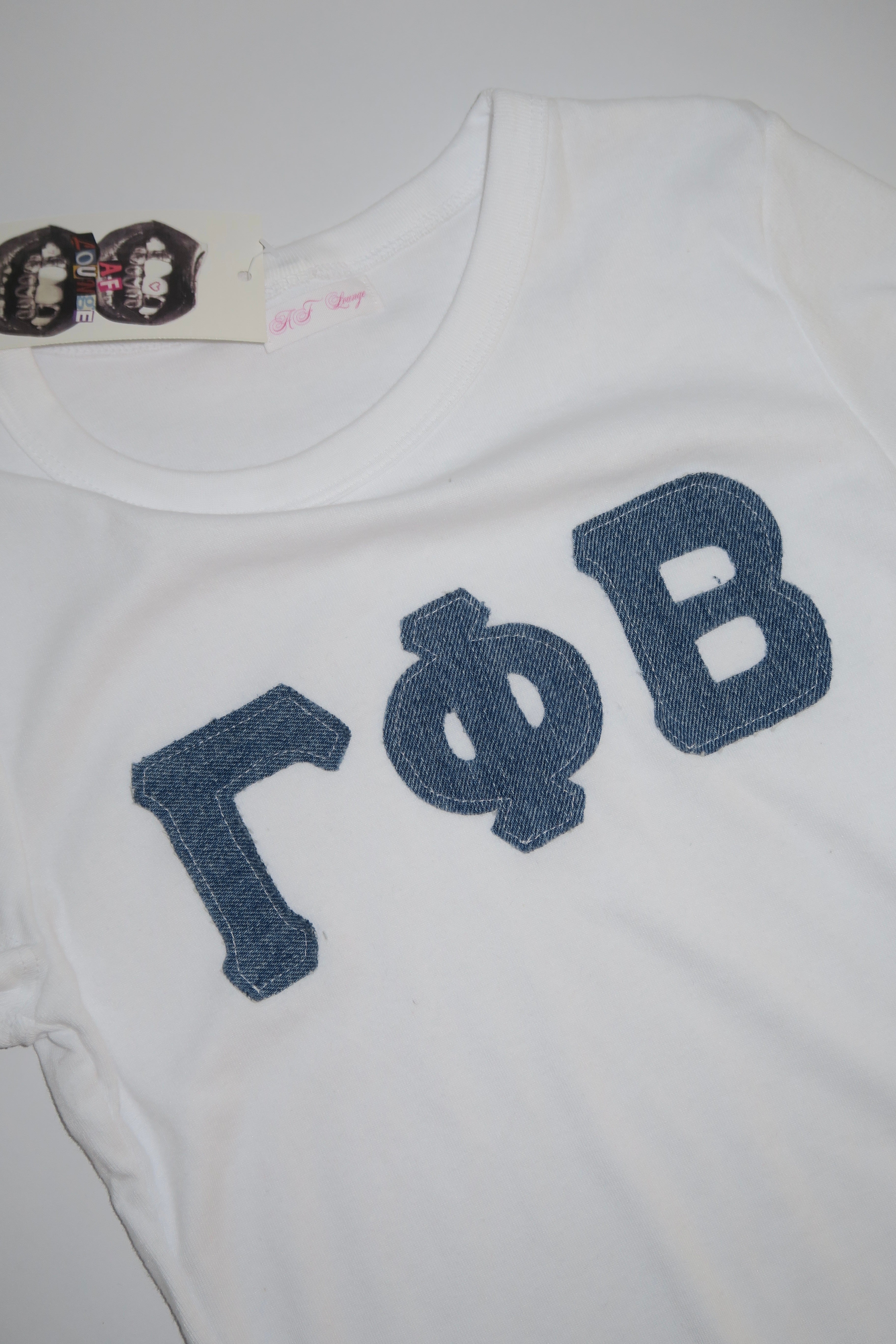 Denim Sorority Baby Tee