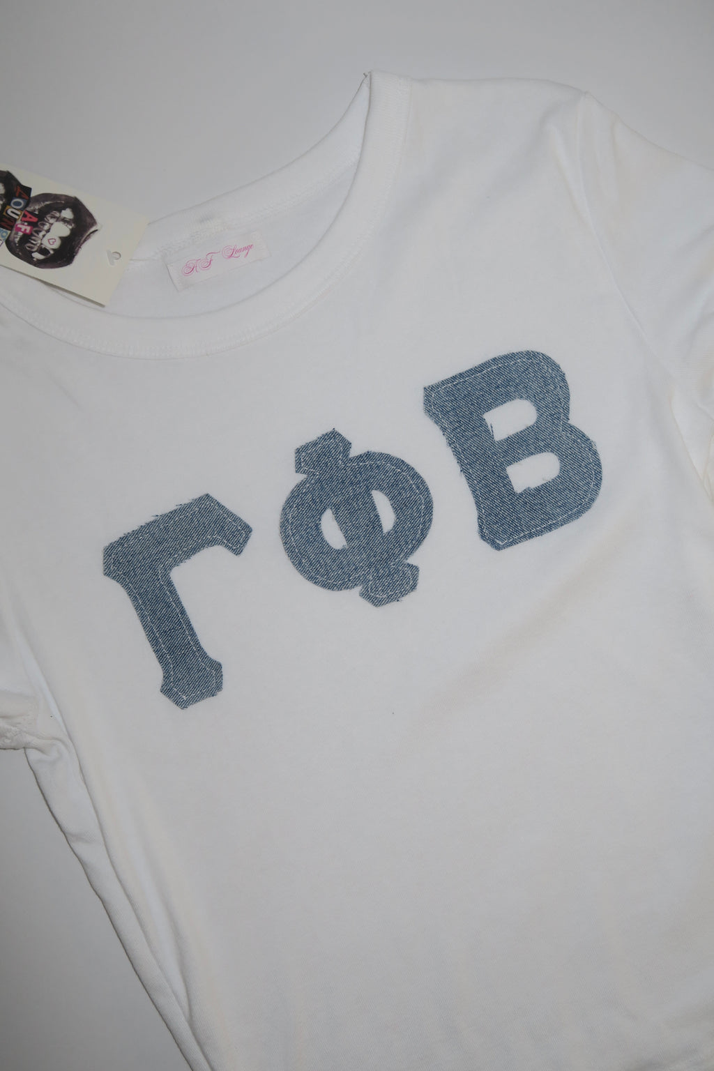 Denim Sorority Baby Tee